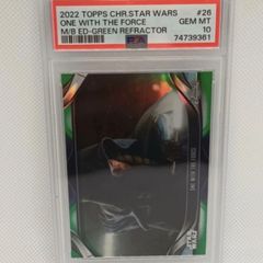 2022 Topps Chrome Star Wars Ahsoka Tano One With The Force Psa 10
