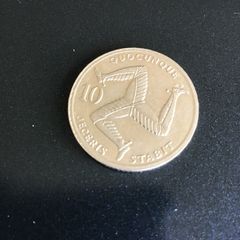 1992 Isle of Man 10 Pence coin