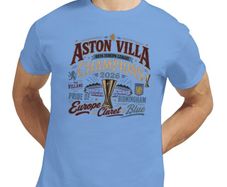 Aston Villa UEFA Europa League Champions 2026 T-Shirt - Commemorative Heavyweight Cotton Tee