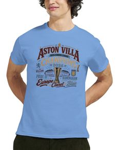 Aston Villa UEFA Europa League Champions 2026 T-Shirt - Commemorative Heavyweight Cotton Tee