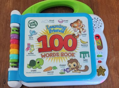 Leap Frog Learning Friends 100 Words Interactive Learning Book