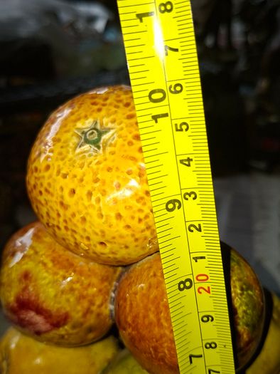 Beautiful one piece Majolica Fruit Stack c1960s will certainly impress your guest Postage Available,