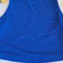 Blue top and skirt with split up side Image 2
