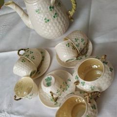 Belleek Coffee Set