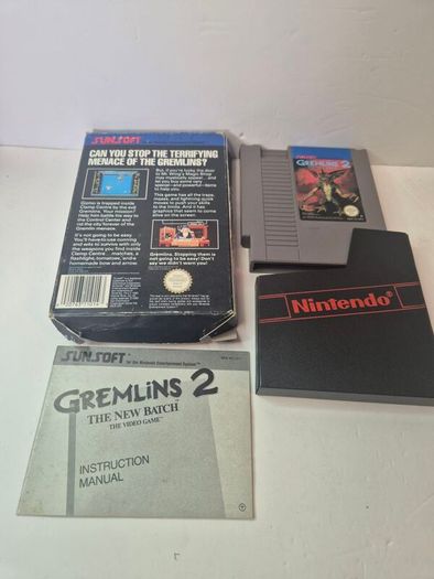 Gremlins 2: The New Batch (NES) - Complete In Box (CIB) - PAL UKV