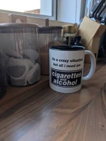 Oasis Inspired Coffee Mug
