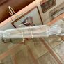 Vintage Closed Hollow Glass Pastry Rolling Pin 1920s to 1950s Image 5