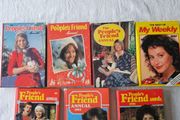 The People's Friend Annuals 1980s X 6. Plus I X My Weekly 1987 Annual.  All Hardback In Good Condition.  See Photos For Same.