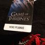 New Game of Thrones PJ Top tag attached Image 2