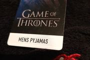 New Game of Thrones PJ Top tag attached