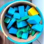 Wooden Building Blocks. Large Mixed Set (150+ Pieces). Image 5