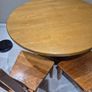 Solid Oak Dining Table Image 6