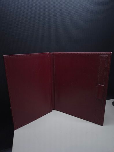 Vintage Rolex Genuine Leather Dealer Notebook Holder Geneva Switzerland