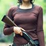 The Walking Dead Replica Maggie Rhee Leather Belt and Holster Image 10