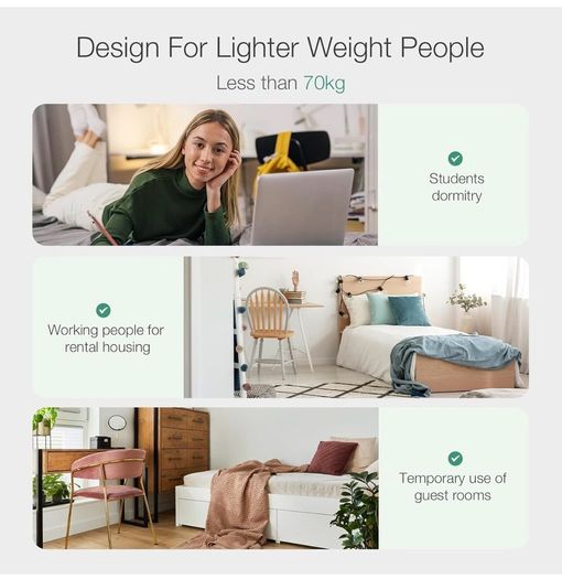 4FT Small Double Pocket Sprung Mattress 8 Inch Medium Soft Spring Mattress