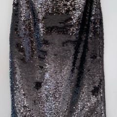 GANNI midi sequin skirt