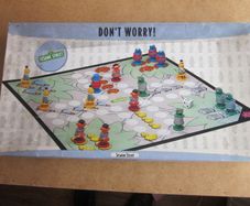 Vintage Sesame Street Don't Worry Board Game 1998