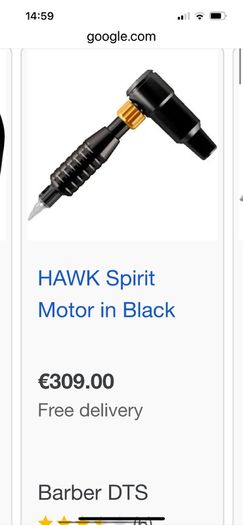Cheyenne Hawk Spirit Tattoo Machine (price is per machine)
