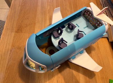 Bluey airplane toy playset