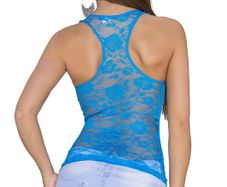 Top with lace back and rhinestones size xs-s