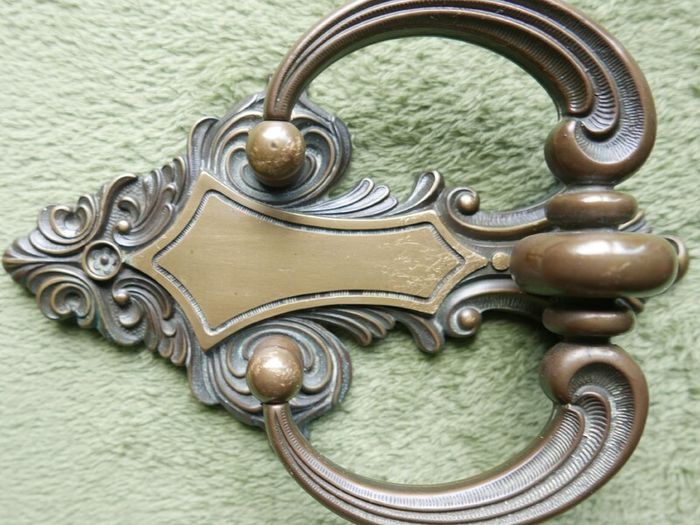 Vintage Ornate Solid Brass Door Knocker
