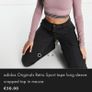 Adidas Originals Retro Sport Tape Long Sleeve Cropped Top Image 4