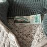 Aran Crafts Celtic Jacquard Zip Sweater | Oatmeal size L Image 2