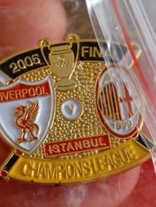 Liverpool AC Milan champions League final match pin