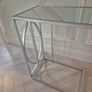 Silver side table Image 5