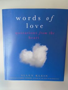Words of love.paperback book.non fiction, Inspiration