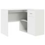 Corner Desk with Drawer White 102 x 50 x 75 cm Image 2