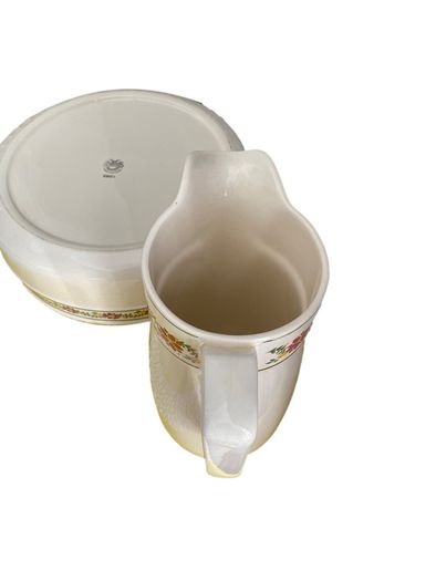 ceramic vintage wash bowls & matching pitchers