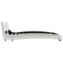 Bed Frame White Faux Leather 135x190 cm Image 5