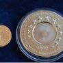 Germany Euro coins 2002 proof medal with gold gilt Cent Image 2