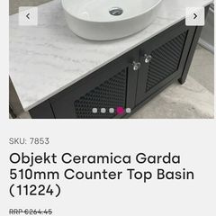 Brand new bathroom sink
