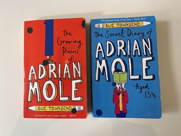 Adrian Mole Books x2 - Sue Townsend