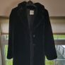Black fur coat Zara Image 3