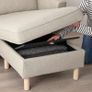 IKEA PARUP 3 seat Sofa with Chaise Longue Image 4