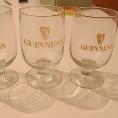 Vintage Guinness glasses