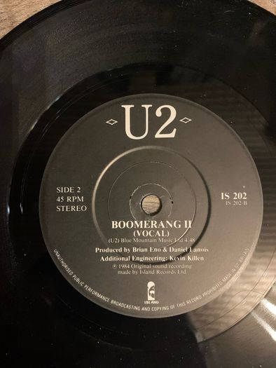 U2 - Pride in the Name of Love - Original 1984 UK 7" Vnyl