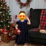 Monsoon velvet dress 18-24 months Christmas Image 2