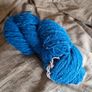 Irish DK Weight Wool Yarn Blue Image 2