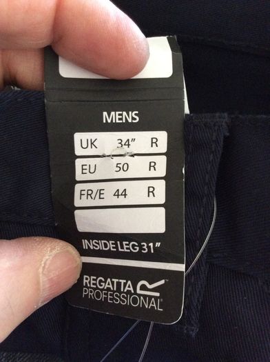 Brand New. Regatta Mens Outdoor/ Workwear Trousers. Waist 34 Inches. Inside Leg 31 Inches. Collect In Dublin Or Via Post.