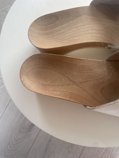 Vintage Dr Scholls Wooden Sandals