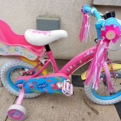 Kids pepper pig bike size 12 inch wheels
