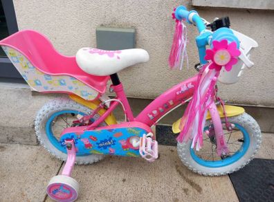 Kids pepper pig bike size 12 inch wheels