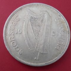 Ireland 1931 Harp Florin in  Extremely Fine condition