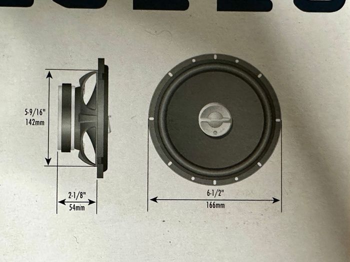 Infinty Car Speakers 6522si / 6512si