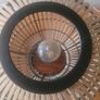 Rattan and Iron Table Lamp Image 7