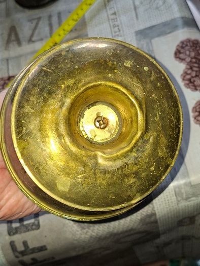 Antique Brass Napkin Holder. 1940s, Postage Available or Collection